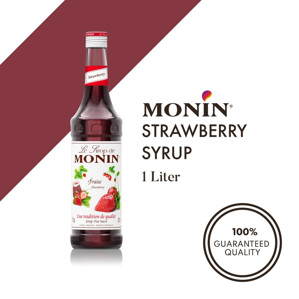 Monin Strawberry Syrup 1L