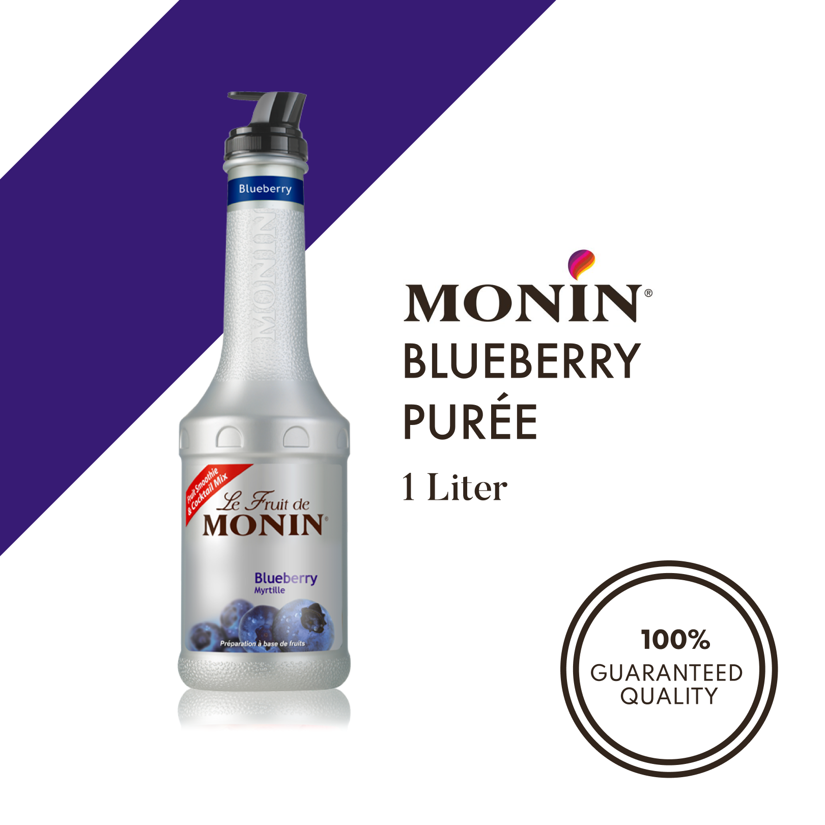 MONIN Fruit Mix Blueberry 1L