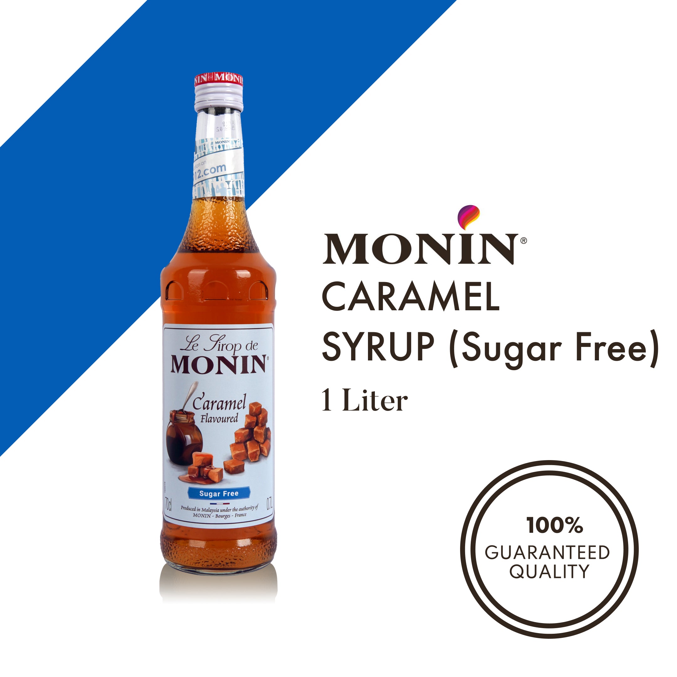 Monin Sugar Free Syrup Caramel 700ml