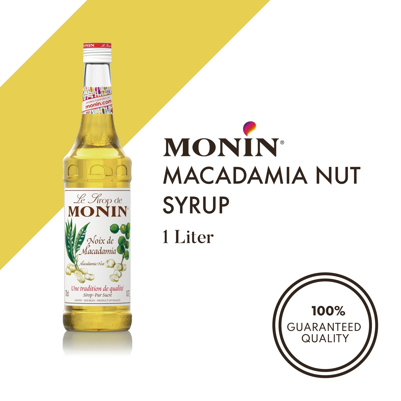 Monin Macadamia Syrup 1Liter