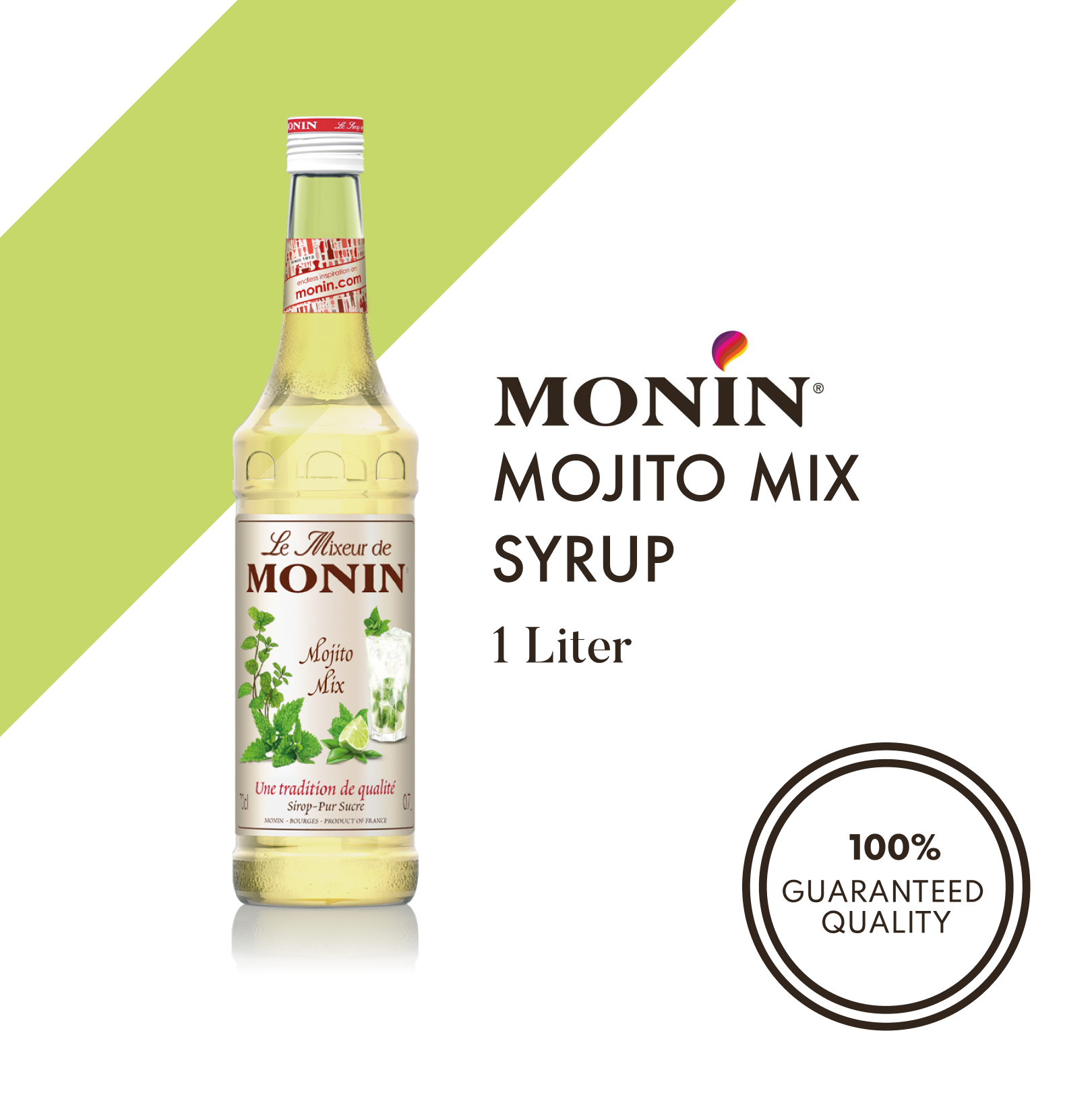 Monin Mojito Mint Syrup 1L
