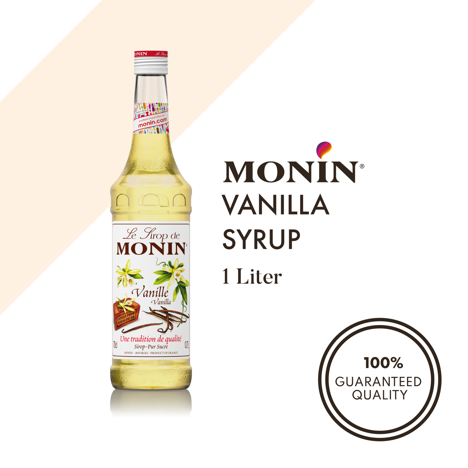 Monin Vanilla Syrup 1Liter